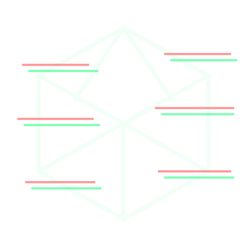Decrypting wireframe cube